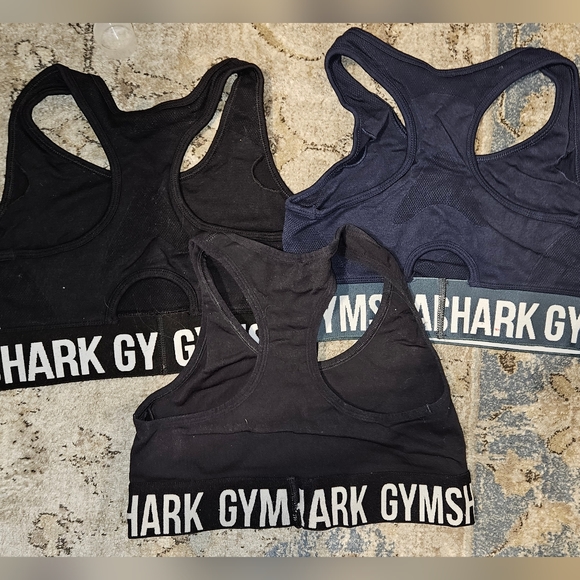 Gymshark Sports Bra Set of 3 - Picture 2 of 4